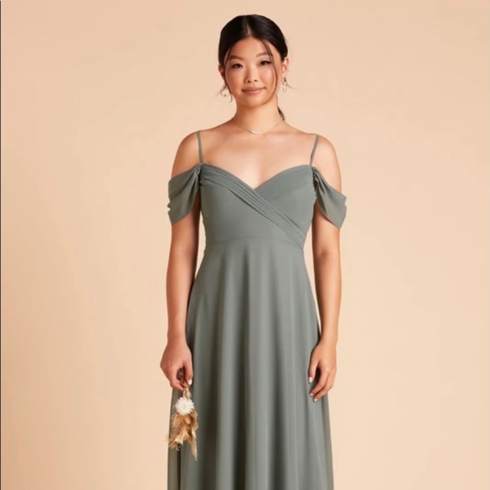 Birdy Grey Bridesmaids dress in Chiffon Sea Glass